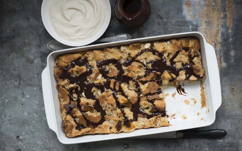 Cookbook -Tres Leches Bread Pudding